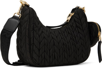 Versace Jeans Couture Black Crunchy Shoulder Bag