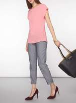 Thumbnail for your product : **Tall Pink Zip Side T-Shirt