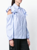 Thumbnail for your product : Tommy Hilfiger Ruffled Cold Shoulder Shirt
