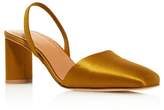 Thumbnail for your product : LoQ Women's Felipa Square Toe Slingback Mid Heel Satin Pumps