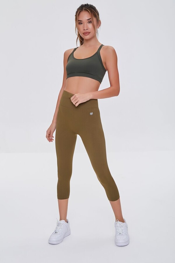 olive capri leggings
