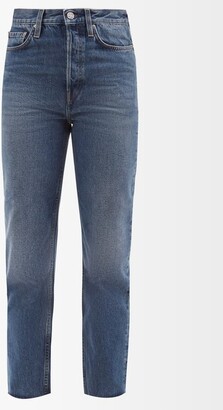 Totême Classic Cut Cropped Straight-leg Jeans