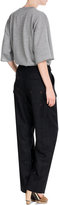Thumbnail for your product : Maison Margiela Wool Pants with Perforated Detail