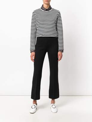 Sonia Rykiel knitted flare trousers
