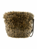 Thumbnail for your product : Simone Rocha Faux Fur Clutch Gold