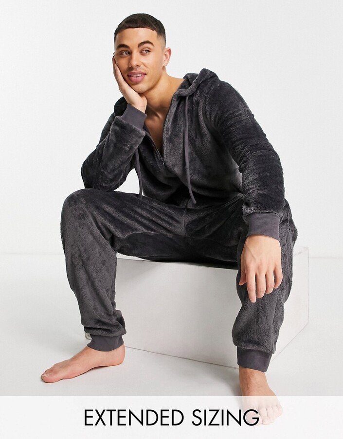 men's fleecy pyjamas