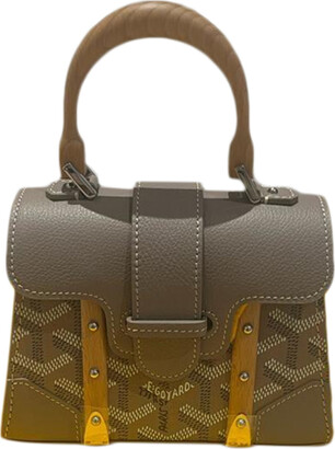 Goyard Saïgon leather handbag - ShopStyle Shoulder Bags