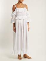 Thumbnail for your product : Daft - Paxos Off Shoulder Dress - Womens - White