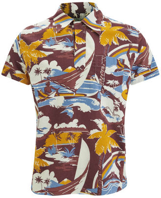 Levi's Vintage Men's New Hawaiian Shirt Blue Surf