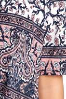 Thumbnail for your product : boohoo Paige Tapestry Print Dip Back Tunic