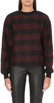 Thumbnail for your product : Joseph Sienna checked wool-blend jumper