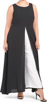 Thumbnail for your product : Adrianna Papell Plus Wide Leg Jumpsuit