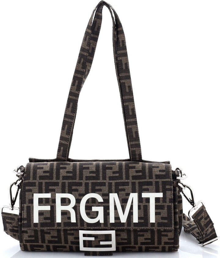 Fendi x FRGMT Foldable Baguette Bag Zucca Canvas