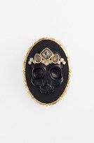 Thumbnail for your product : Alexis Bittar 'Elements - Muse d'Or' Skull Cameo Brooch