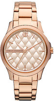 Thumbnail for your product : Armani Exchange AX5202 rose gold-toned watch