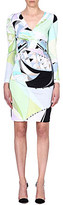 Thumbnail for your product : Emilio Pucci V-neck printed crepe dress