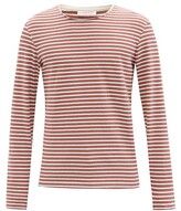 Thumbnail for your product : Orlebar Brown Hogarth Striped Cotton-jersey Long-sleeved T-shirt - Red Multi
