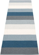 PAPPELINA Molly Handmade Flatweave Ocean Blue/Gray/White Area Rug