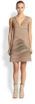 Thumbnail for your product : Marc Jacobs Sleeveless Wool Wave-Print Dress