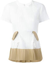 Thumbnail for your product : Sacai pleated T-shirt