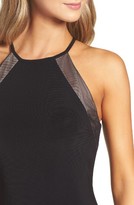 Thumbnail for your product : Women's Morgan & Co. Open Back Contrast Halter Gown