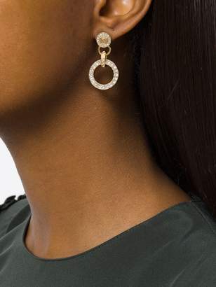 Versace crystal-embellished Medusa earrings