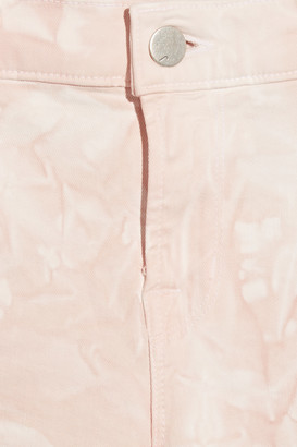 J Brand Tie-dye cropped mid-rise skinny jeans