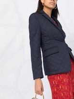 Thumbnail for your product : P.A.R.O.S.H. Quilted Single-Breasted Blazer