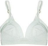 Thumbnail for your product : Stella McCartney Viola Dozing mesh and stretch-jersey soft-cup bra