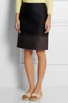 Thumbnail for your product : The Row Two-tone satin skirt