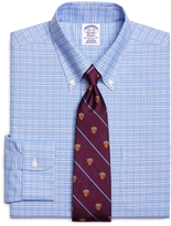 Thumbnail for your product : Brooks Brothers Non-Iron Traditional Fit BrooksCool® Ground Check Dress Shirt