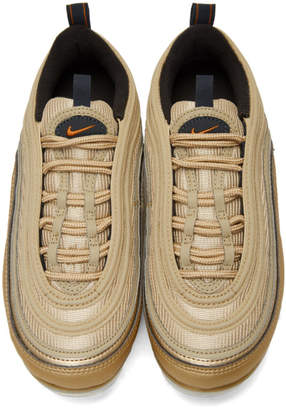 Nike Gold Air Vapormax 97 Sneakers