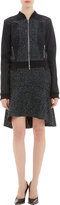 Thumbnail for your product : Nina Ricci Lace Appliqué Tweed Bomber Jacket