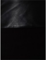 Thumbnail for your product : L'Agence Black Leather Bodice Dress