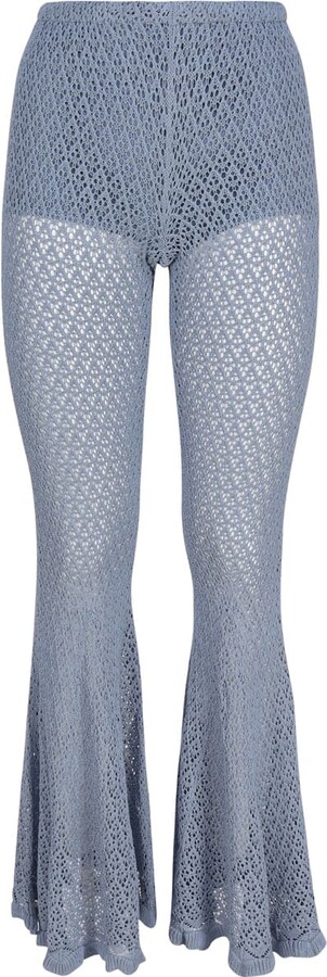 Blumarine Crochet Flared Trousers