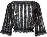 Thumbnail for your product : RED Valentino lace blouse - women - Cotton/Polyester - 44