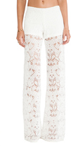 Thumbnail for your product : Alexis X REVOLVE Madrid White Lace Wide Leg Pant