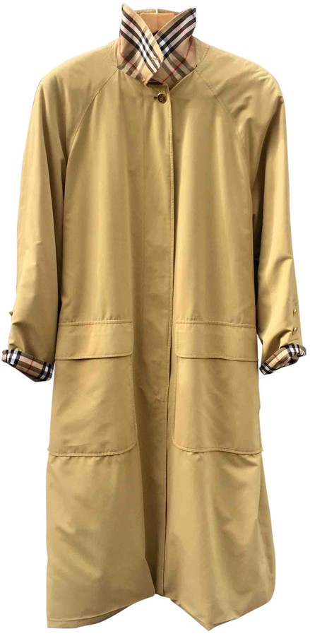 burberry coat womens yellow