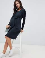 Thumbnail for your product : Mama Licious Mama.Licious Mamalicious midi dress-Gray