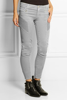 Thumbnail for your product : Balmain Pierre Moto-style mid-rise skinny jeans