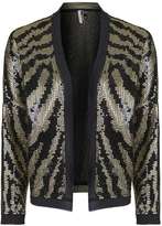 Thumbnail for your product : Topshop Tiger sequin jacket