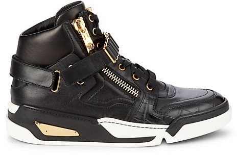 versace white high top sneakers