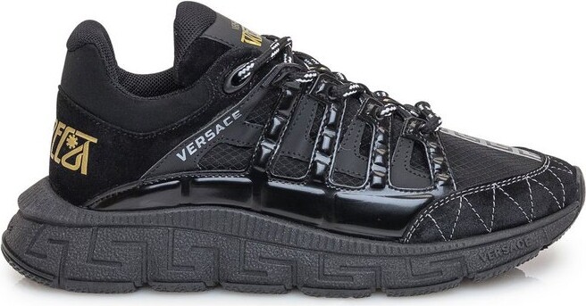 Versace Children Trigreca Lace-Up Sneakers ShopStyle Living Room