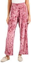 Thumbnail for your product : JM Collection Petite Velvet Wide-Leg Pants, Created for Macy's