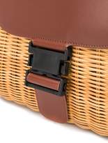 Thumbnail for your product : Zucca Sac leather-panel bag