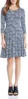 Thumbnail for your product : Karen Kane Abstract Print Flare Dress