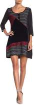 Thumbnail for your product : Papillon Knit Paneled Sweater Dress