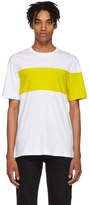 Thumbnail for your product : Helmut Lang White and Yellow Logo Band T-Shirt