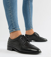 womens black brogues wide fit