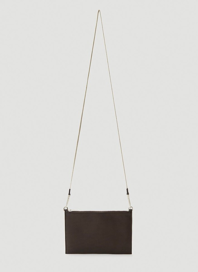 black rectangle crossbody bag